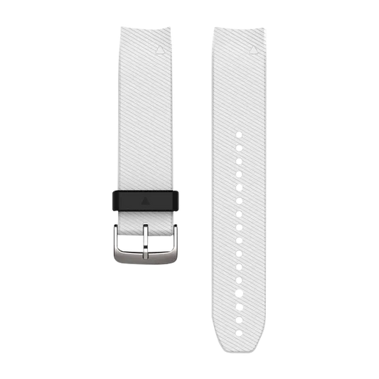 Correas para reloj Garmin QuickFit 22 (Approach S60) de silicona blanca