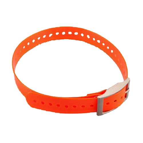 Correa para collar Garmin de 1 pulgada, color naranja y hebilla cuadrada (010-11892-00)