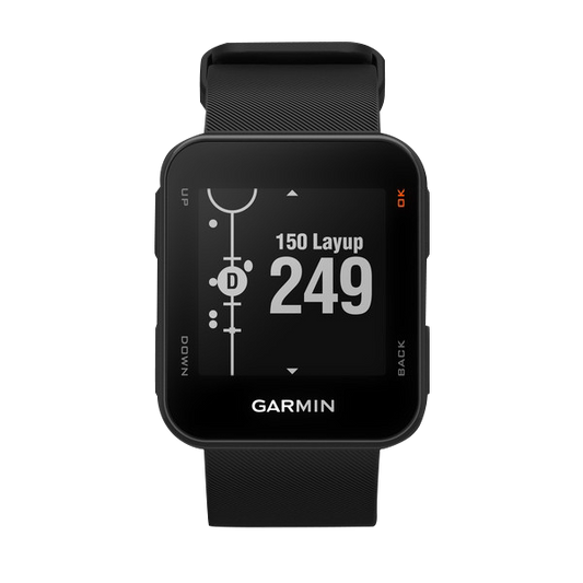 Garmin Approach S10, Black, Golf GPS Smartwatch & Rangefinder (-02028-01000)