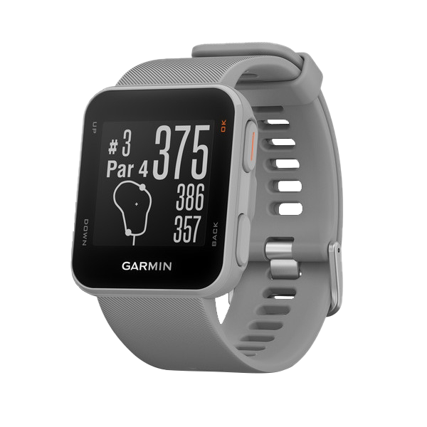 Garmin Approach S10, Powder Gray, Golf GPS Smartwatch & Rangefinder (010-02028-01)