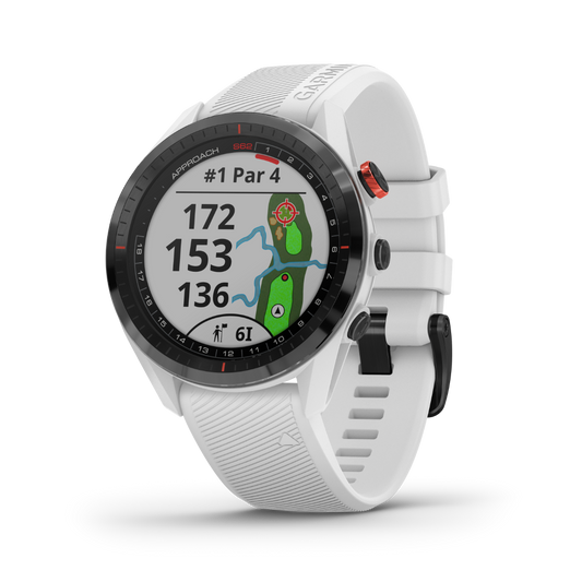 Garmin Approach S62, White, Golf GPS Smartwatch & Rangefinder (010-02200-01)