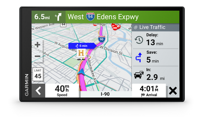 Garmin DriveSmart 76, navegador GPS inteligente de 7 pulgadas para automóviles (010-02470-00)