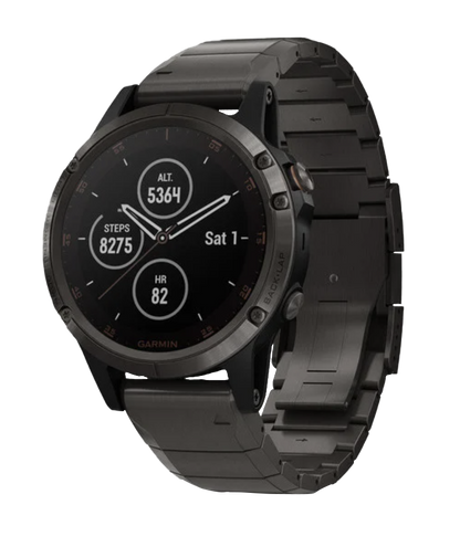 Garmin Fenix 5 Plus Sapphire Carbon Gray DLC Titanium (010-01988-02)