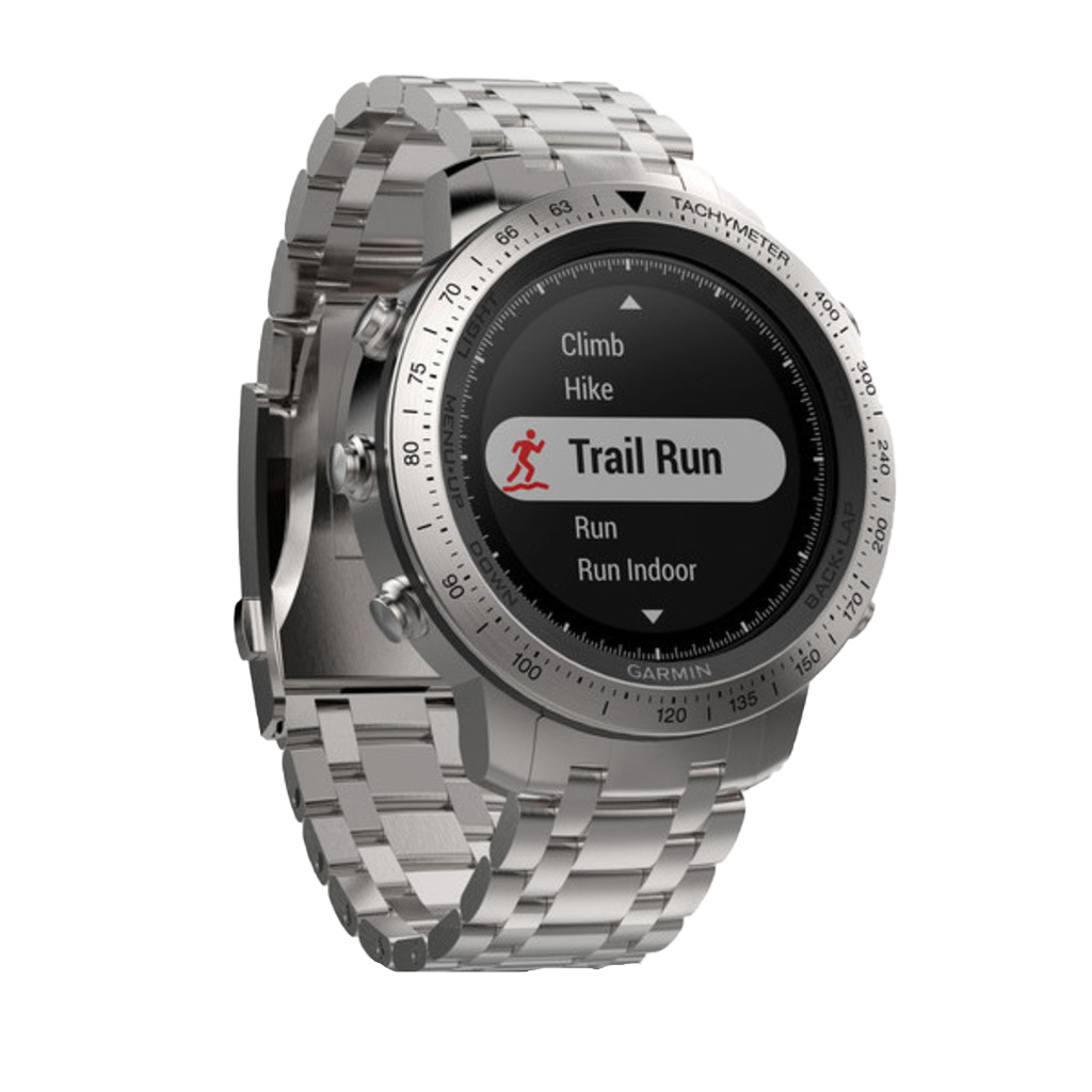 Garmin Fenix ​​Chronos con correa de acero inoxidable (010-01957-02)