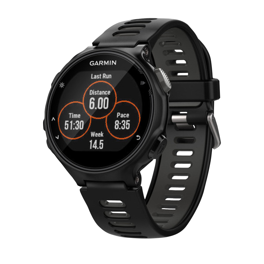 Garmin Forerunner 735XT - Conjunto para correr en negro y gris (010-01614-12)