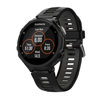 Garmin Forerunner 735XT - Conjunto para correr en negro y gris (010-01614-12)