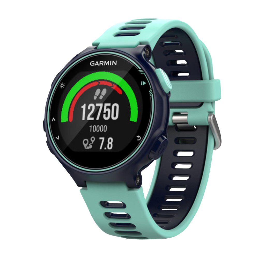 Garmin Forerunner 735XT - Paquete para correr en azul medianoche y azul hielo (010-01614-13)