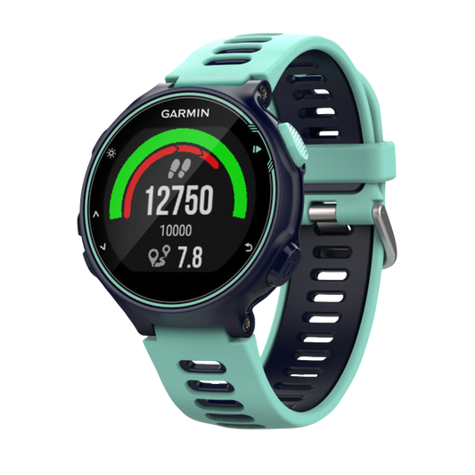 Garmin Forerunner 735XT - Paquete para correr en azul medianoche y azul hielo (010-01614-13)