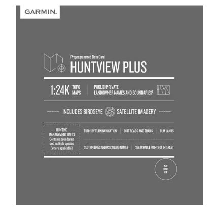 Tarjeta MicroSD Garmin Huntview Plus Map New Hampshire + Vermont (010-12689-02)