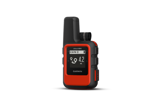 Garmin Inreach Mini, comunicador satelital GPS ligero y resistente de color naranja con InReach y SOS (reacondicionado certificado por Garmin)