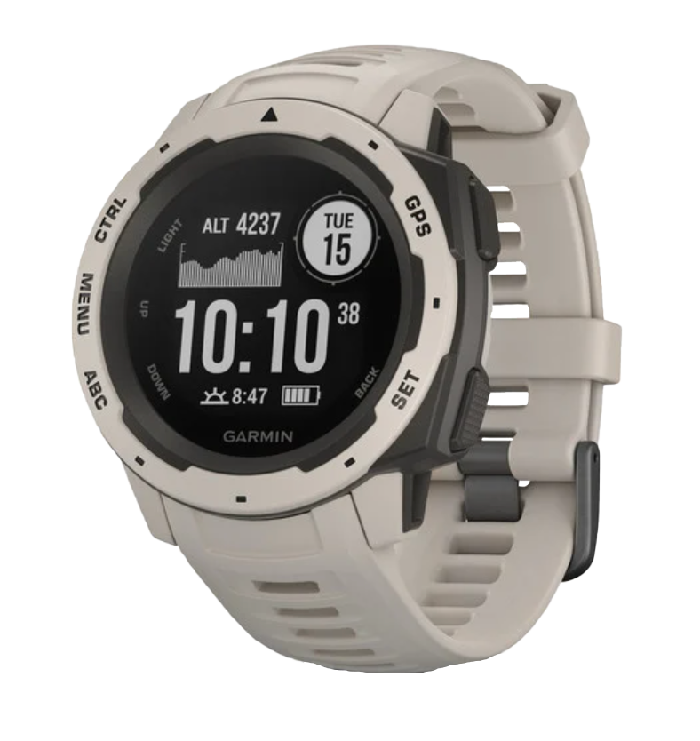 Reloj inteligente resistente con GPS Garmin Instinct, Tundra (reacondicionado certificado por Garmin)