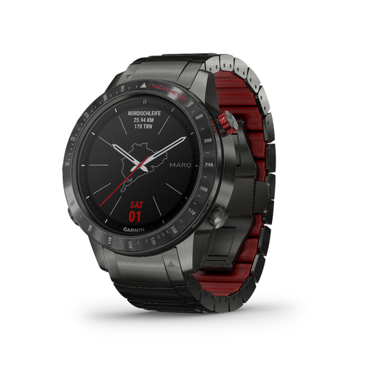 Garmin Marq Driver, reloj inteligente con GPS de lujo para hombre (010-02006-00)