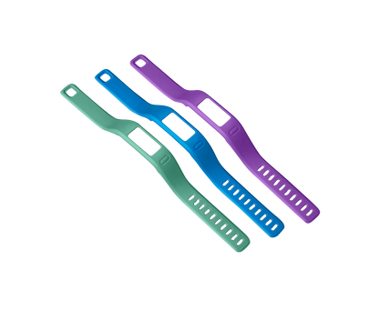 Garmin Band Three Pack Large, Purple/Teal/Blue, for Vivofit (010-12149-00)