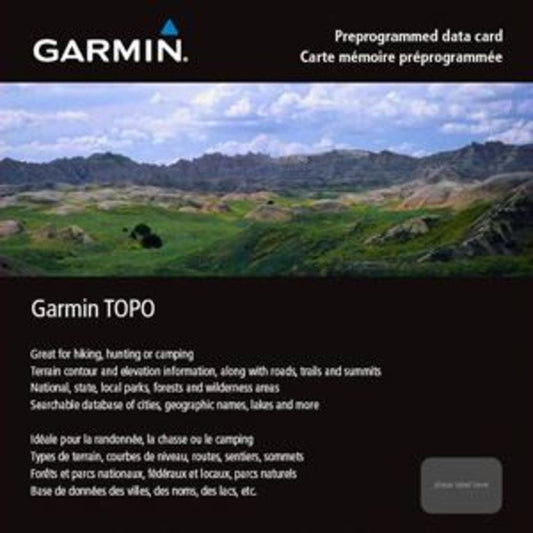 Garmin TOPO Canadá-Noroeste, tarjeta microSD 