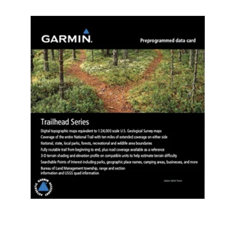 Garmin Trailhead Series - Pacific Crest Trail, microSD Card