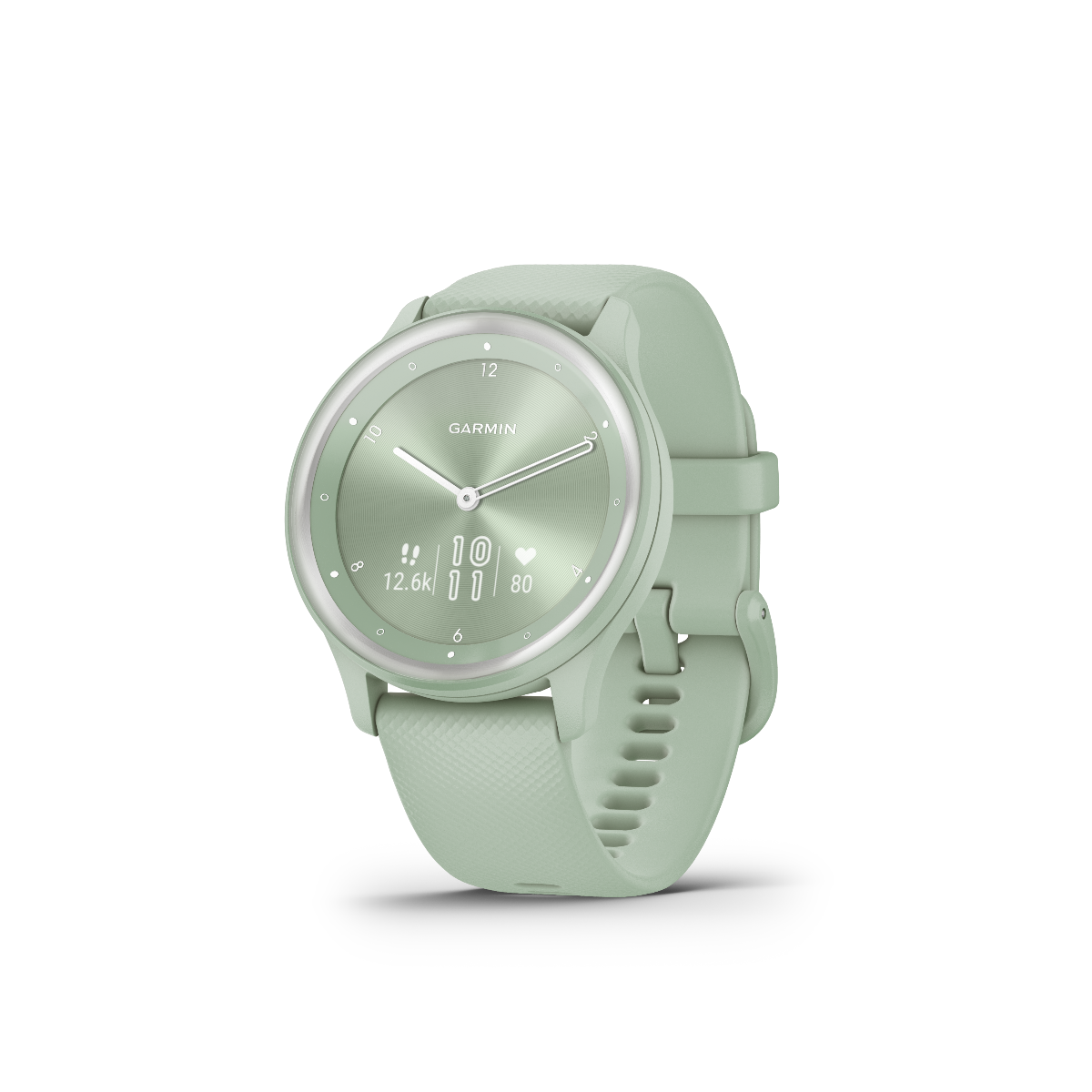 Garmin Vivomove Sport Cool Mint con detalles en plata (010-02566-03)