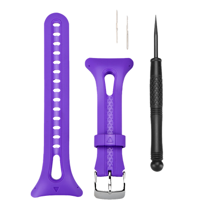 Correa para reloj Garmin, pequeña (para Forerunner 10/15, violeta)