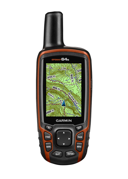 Garmin GPSMAP 64s, GPS portátil para exteriores y senderos con mapas TOPO (reacondicionado certificado por Garmin)