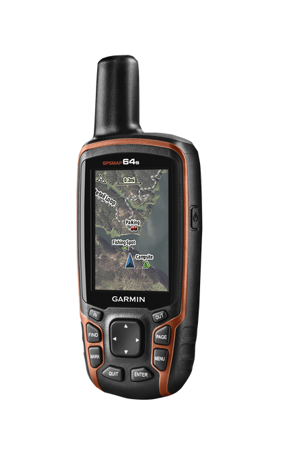 Garmin GPSMAP 64s, GPS portátil para exteriores y senderos con mapas TOPO (reacondicionado certificado por Garmin)