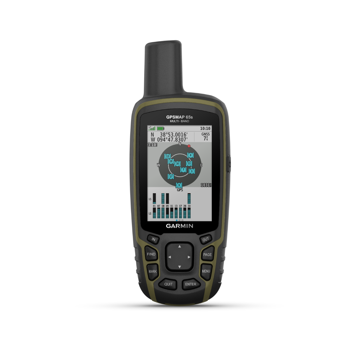 GPSMAP 65s, Multi-Band/Multi-GNSS Handheld with Sensors (010-02451-10)