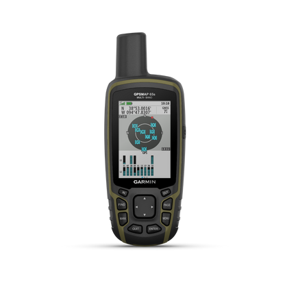 Garmin GPSMAP 65s, Handheld Outdoor/Trail GPS with Maps (Garmin Certified Refurbished)