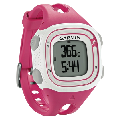 Garmin Forerunner 10, reloj inteligente con GPS para corredores, color blanco y rosa (reacondicionado certificado por Garmin)