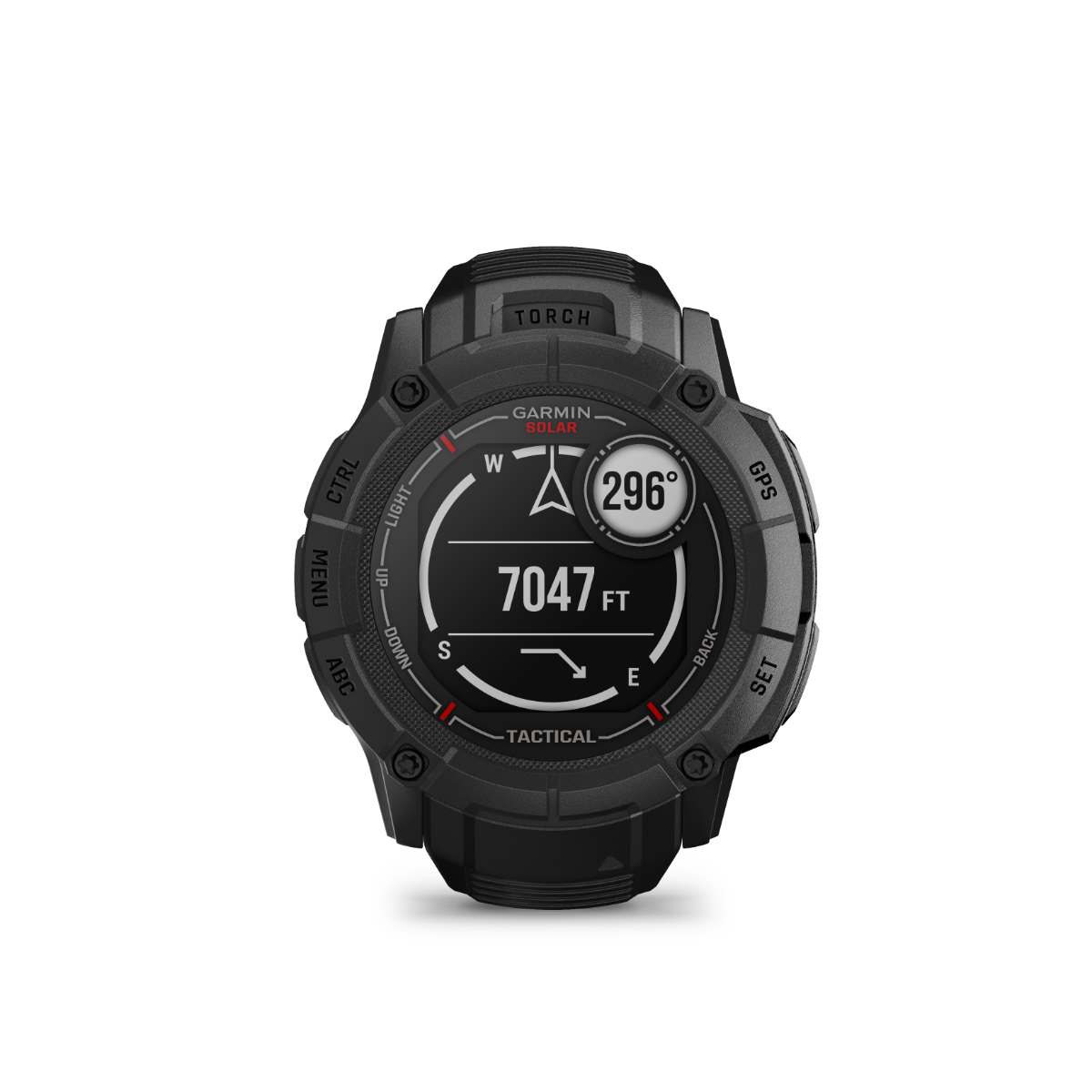 Garmin Instinct 2X Solar Tactical Edition, negro, reloj inteligente resistente con GPS, GNSS multibanda, linterna incorporada, monitoreo de salud las 24 horas, los 7 días de la semana y batería solar de duración ilimitada (010-02805-13)