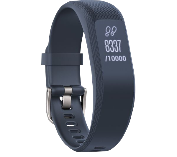 Reloj inteligente con GPS Garmin Vivosmart 3, correa azul S/M (reacondicionado certificado por Garmin)