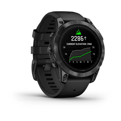 Garmin Epix Pro (Gen 2), edición estándar de 47 mm, gris pizarra con correa negra (010-02803-00)