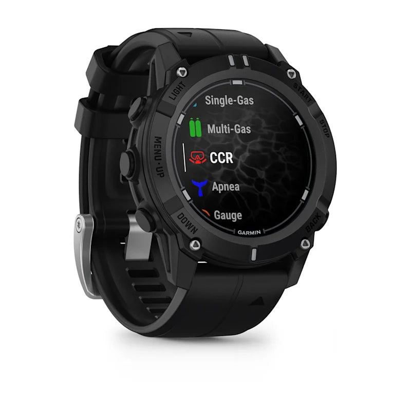 Garmin Descent G2 Dive Smartwatch, Black with Black Band (010-02986-00)