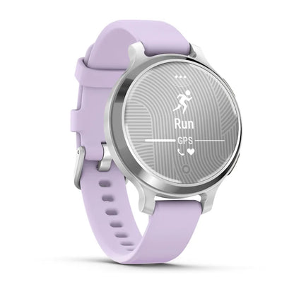 Garmin Lily 2 Active Silver con correa de silicona en color morado jazmín (010-02891-01)