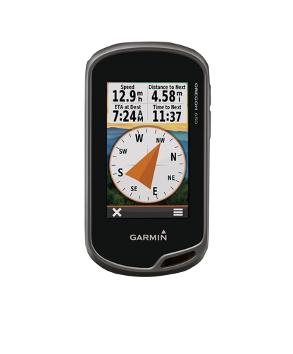 Garmin Oregon 650, Handheld Touchscreen Outdoor/Trail GPS with Maps (Garmin Certified Refurbished)