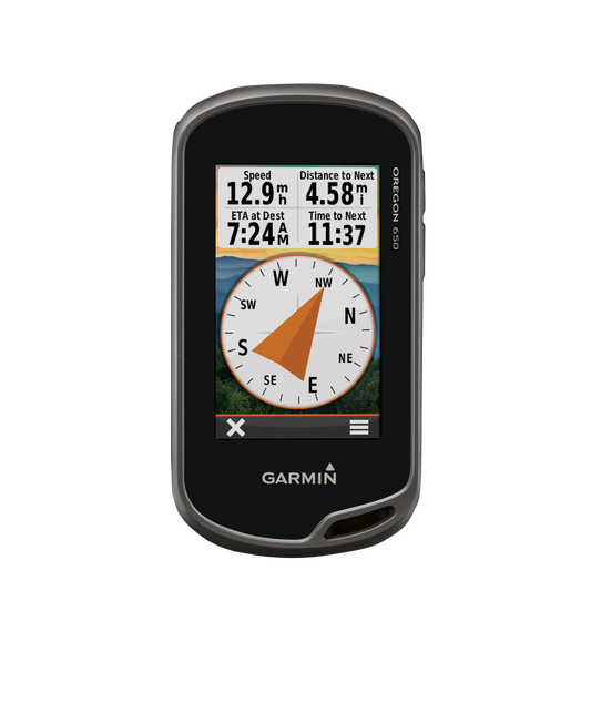 Garmin Oregon 650, Handheld Touchscreen Outdoor/Trail GPS with Maps (Garmin Certified Refurbished)