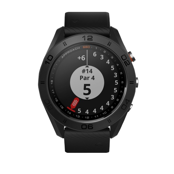 Garmin Approach S60, negro, reloj inteligente con GPS y telémetro para golf (reacondicionado certificado por Garmin)