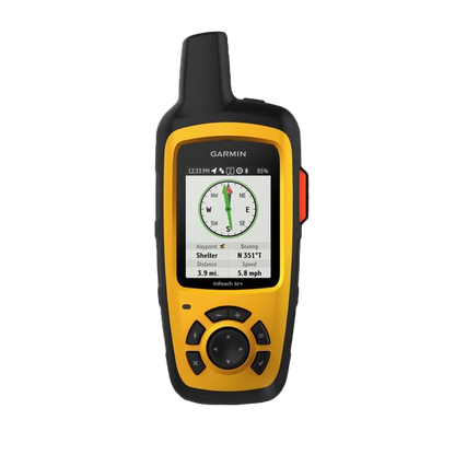 Garmin inReach SE+, Rugged & Lightweight GPS Satellite Communicator w/ InReach & SOS (Garmin Certified Refurbished)