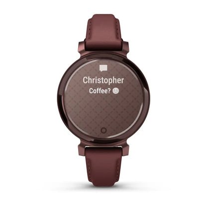 Garmin Lily 2 Classic Dark Bronze with Mulberry Leather Band (010-02839-03)