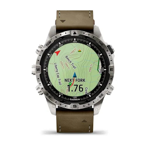 Garmin MARQ Adventurer (Gen 2), Damascus Steel Edition Modern Tool Watch (010-03393-30)