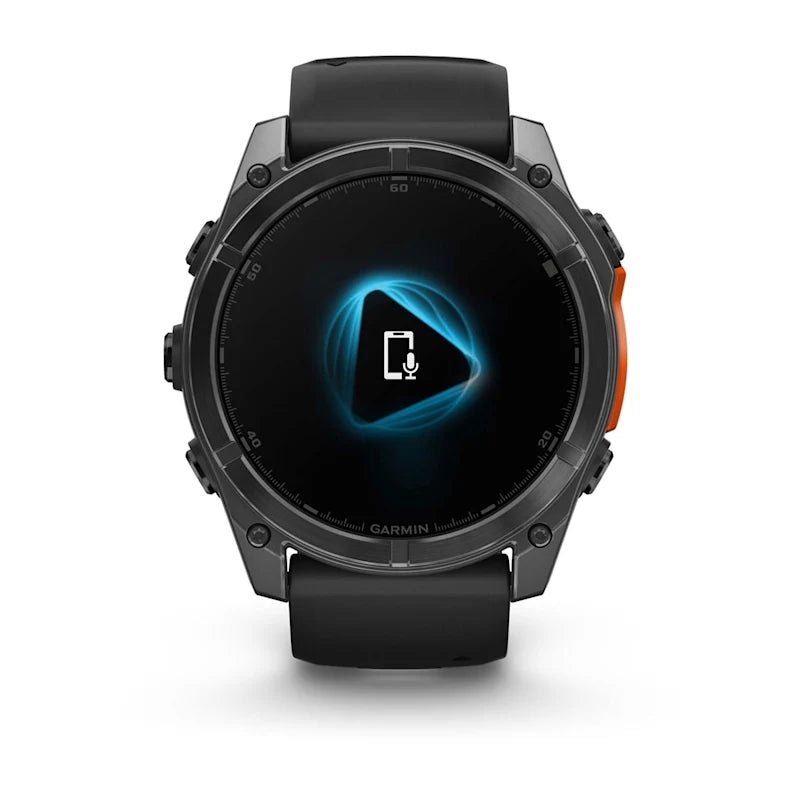 Garmin Fenix ​​8, 51 mm AMOLED, gris pizarra con correa de silicona negra (010-02905-00)