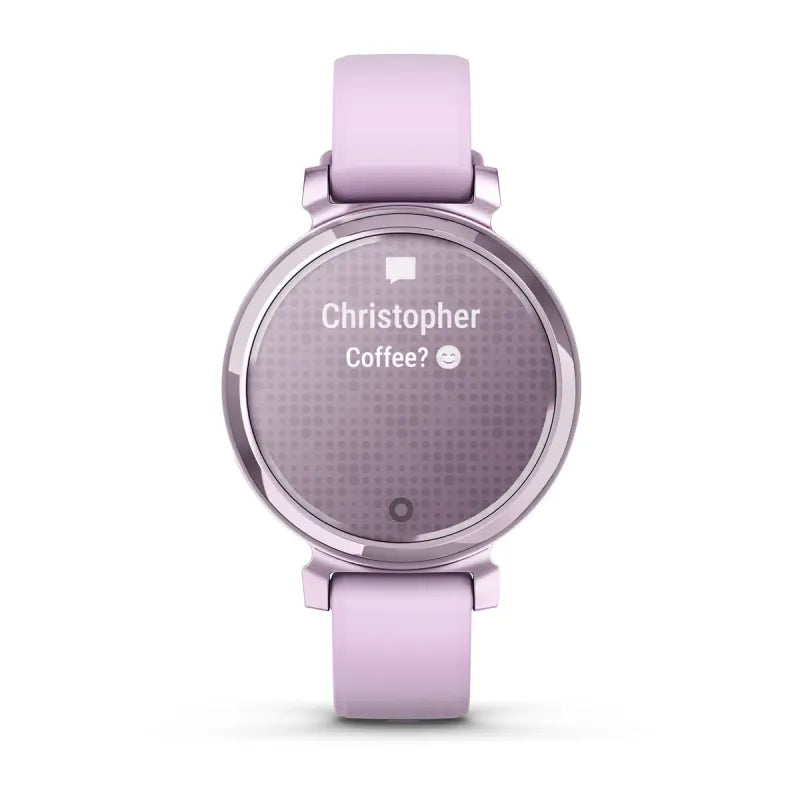 Garmin Lily 2 Lila metalizado con correa de silicona lila (010-02839-01)