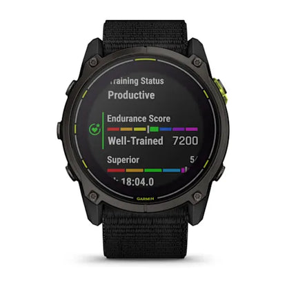 Garmin Enduro 3 Black, reloj inteligente con GPS de alto rendimiento, funciones de navegación, actividad y salud (010-02751-00)