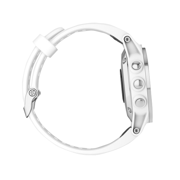 Garmin Fenix ​​5S Plus blanco zafiro con correa blanca Carrara (010-01987-00)