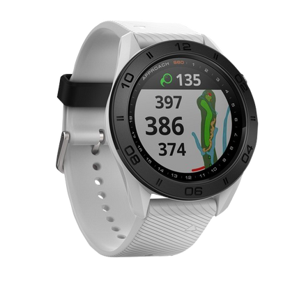 Garmin Approach S60, White, Golf GPS Smartwatch & Rangefinder (Garmin Certified Refurbished)