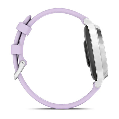 Garmin Lily 2 Active Silver con correa de silicona en color morado jazmín (010-02891-01)