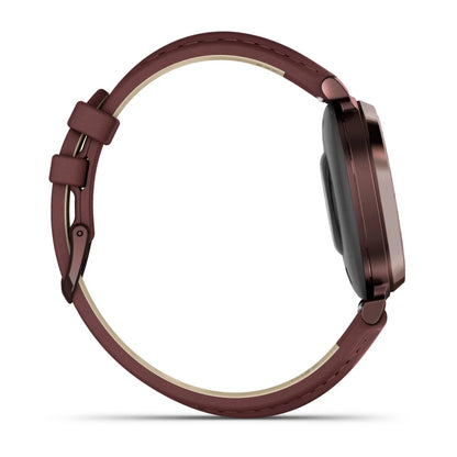 Garmin Lily 2 Classic Dark Bronze with Mulberry Leather Band (010-02839-03)