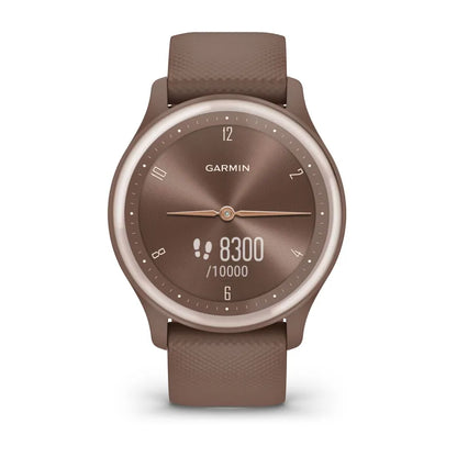 Garmin Vívomove Sport, Cocoa w/ Peach Gold Accents (Garmin Certified Refurbished)