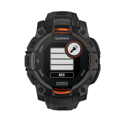 Garmin Instinct 3 Solar, (45mm) Black with Black Band (010-02934-00)