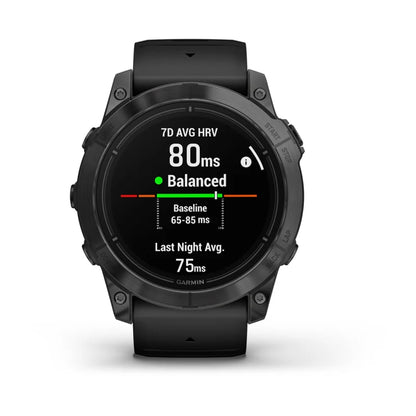 Garmin Epix Pro (Gen 2), edición estándar de 51 mm, gris pizarra con correa negra (010-02804-20)