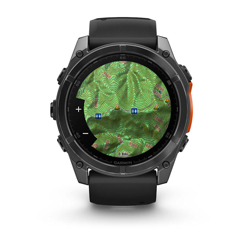 Garmin Fenix ​​8, 51 mm AMOLED, gris pizarra con correa de silicona negra (010-02905-00)