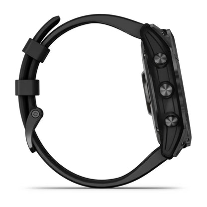 Garmin Fēnix 7X, Solar Edition Gris pizarra con correa negra (Reacondicionado certificado por Garmin) 