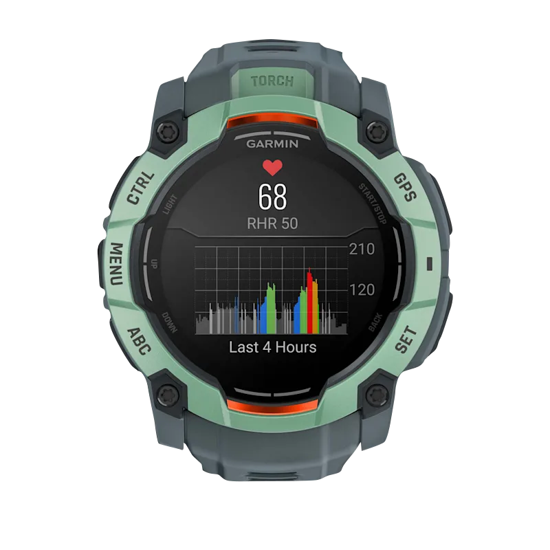 Garmin Instinct 3 AMOLED, (50mm) Neo Tropic with Twilight Band (010-03020-01)